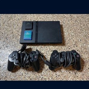 Sony Playstation 2 Slim With Controllers & Games 🕹